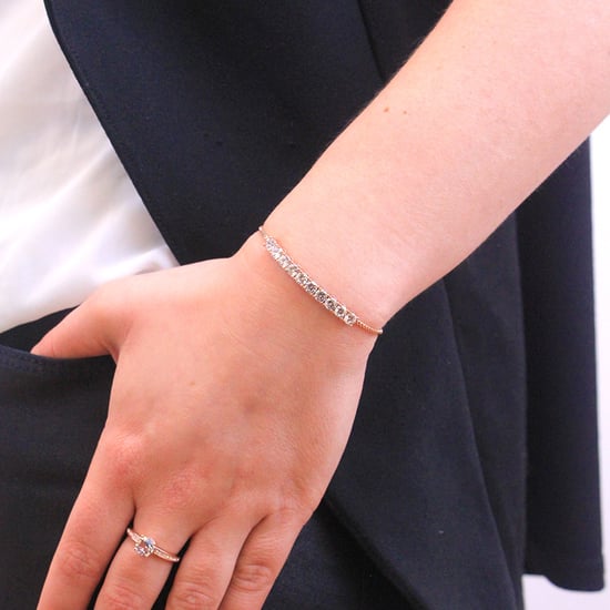 Crystal Mia armbanden - roségoud en kristal - Image 2
