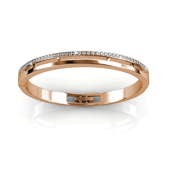 Elegante armbanden - roségoud en kristal - Image 4