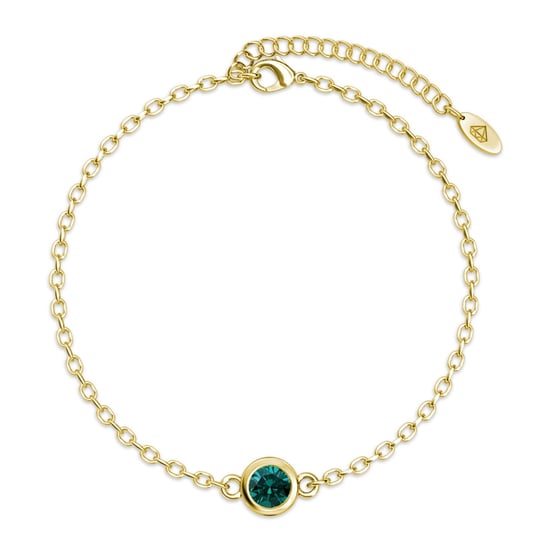 Geboortesteen armbanden - Goud en Groen - Image 1