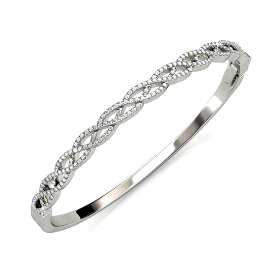 Gevlochten armbanden - Zilver en kristal - Image 3