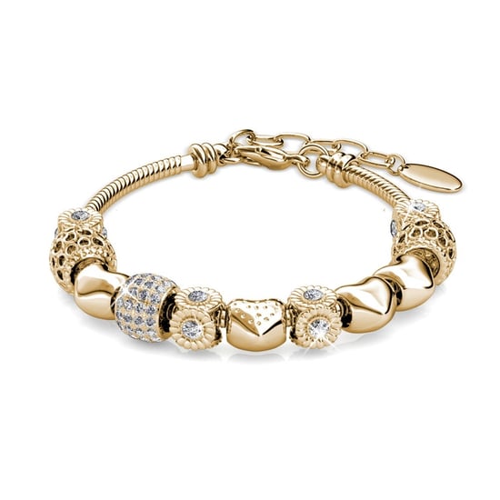 Stralende Charm Armbanden - Goud en Kristal - Image 4