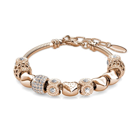 Radiant Charm Armband - Rose Gold och Crystal - Image 3