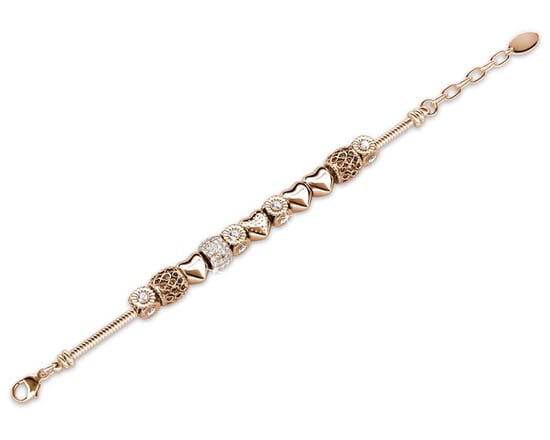 Radiant Charm Armband - Rose Gold och Crystal - Image 4