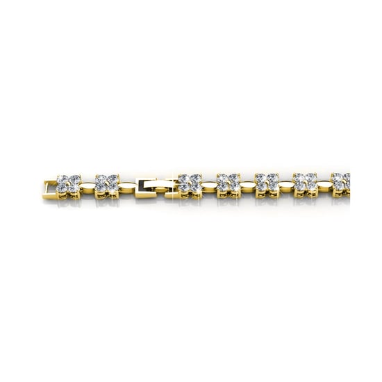Zoete armbanden - Goud en kristal - Image 3