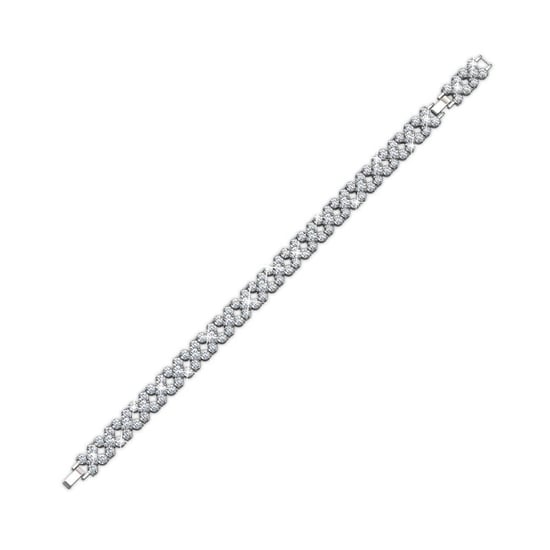Bloemige armbanden - Zilver en kristal - Image 3