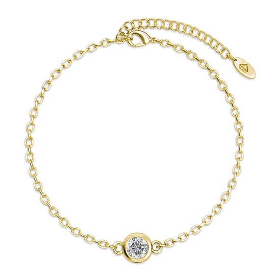 Geboortesteenarmbanden - Goud, kristal en roze - Image 2