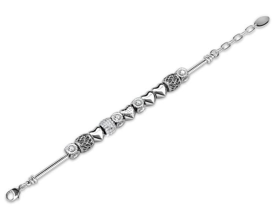 Stralende Charm Armbanden - Zilver en Kristal - Image 4
