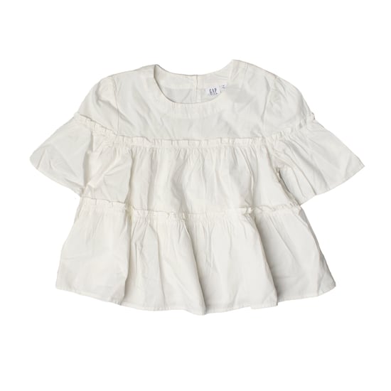 Top met korte mouwen en ruches 856269 meisje - Image 1