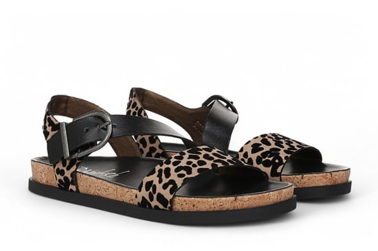 Blowfish Malibu Dames Luipaard Bruine Voetbed Sandalen - Lance - Image 3