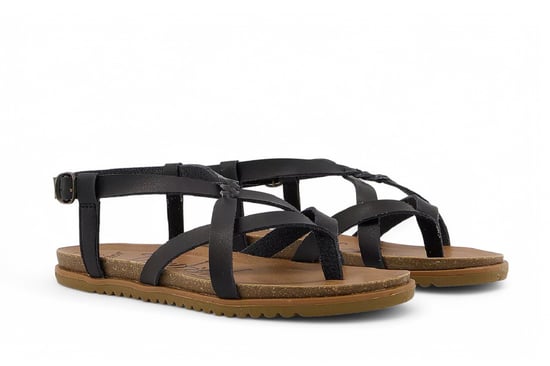 Blowfish Malibu Dames Zwarte Strappy Buckle Sandalen - Macarah B - Image 3