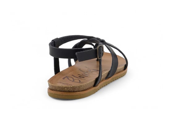 Blowfish Malibu Dames Zwarte Strappy Buckle Sandalen - Macarah B - Image 4