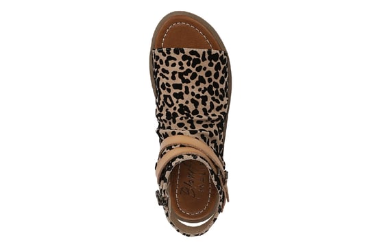 Blowfish Malibu Dames Bruine Luipaard Denver Strappy Lage Wedgesandalen - Image 6