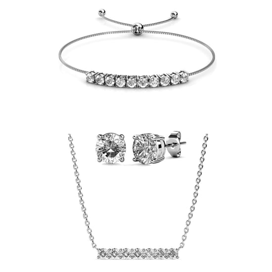Mary Crystal Mia Sets - Silver och Crystal - Image 1