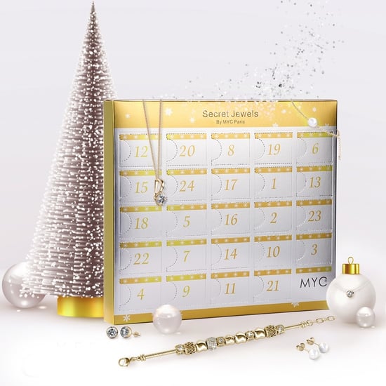Advent calendar 13 jewels and 11 pearls - Gold and Crystal - Image 1