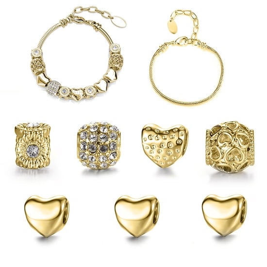 Advent calendar 13 jewels and 11 pearls - Gold and Crystal - Image 3