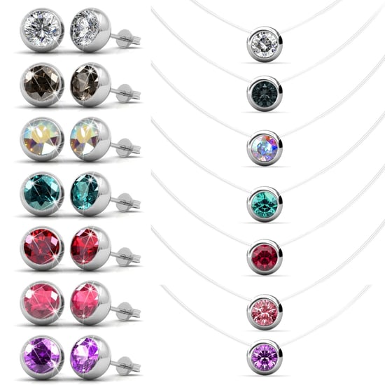 7 halsband och 7 par örhängen - Multi - Image 1