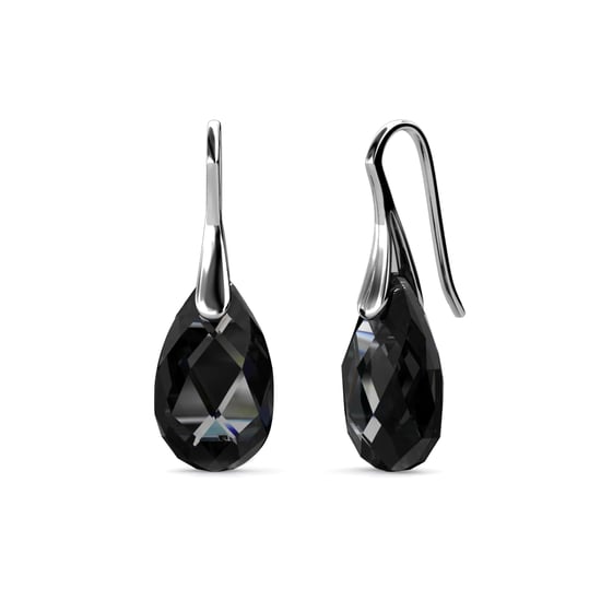 Teardrop haaksets - Zilver en zwart - Image 2