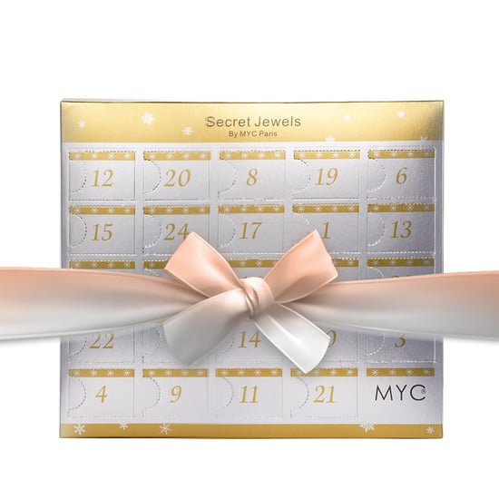Advent Calendar 13 jewels and 11 pearls - Destiny - Silver, Rose Gold and Crystal - Image 1