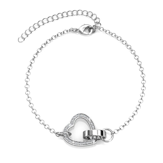 Locked Heart Lovett Sets - Silver and Crystal - Image 2
