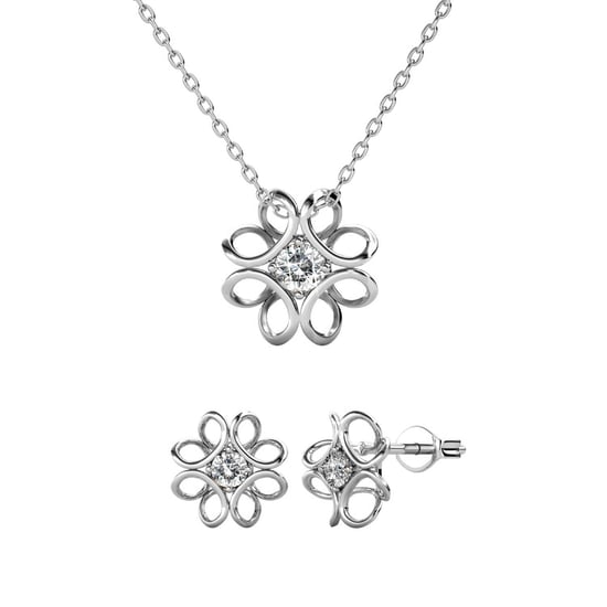 Daffodil Parures - Silver and Crystal - Image 1