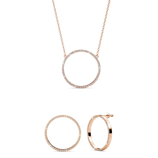 Olina Sets - Roségoud en kristal - Image 1