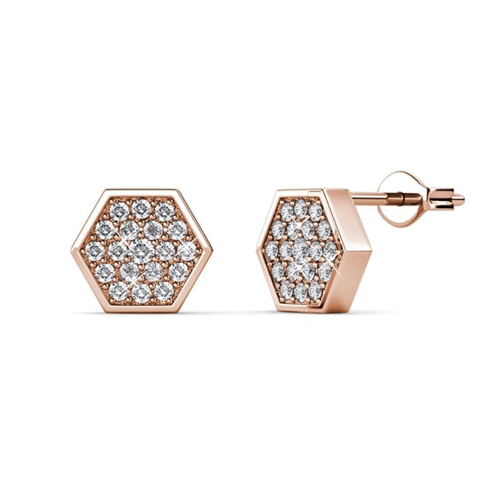 Hexagon Sets - Rose Gold and Crystal - Image 2