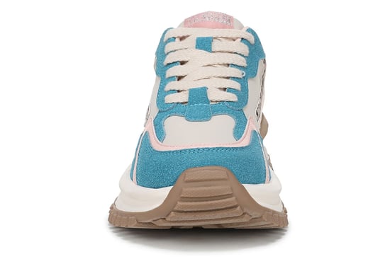 Blowfish Malibu Dames Roze Blauwe Retro Veterschoenen - Leo - Image 4