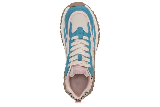 Blowfish Malibu Dames Roze Blauwe Retro Veterschoenen - Leo - Image 6