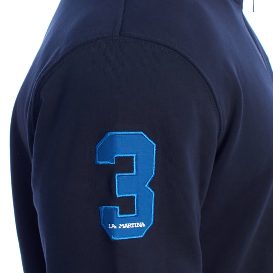 Herren-Sweatshirt mit normaler Passform und Reißverschluss YMF300-FP568 - Image 4