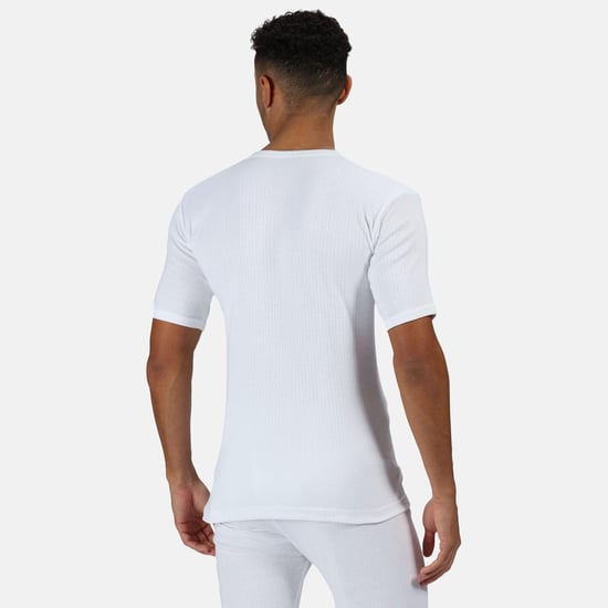 Regatta Heren Thermisch Ondergoed Korte Mouw Vest / T-Shirt (Wit) - Image 3