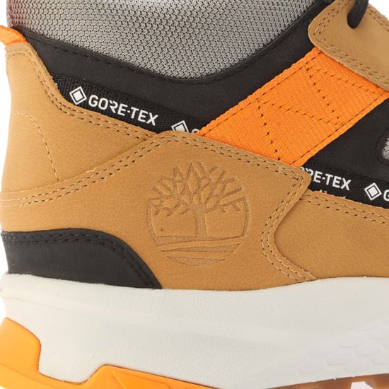 Men's Timberland Lincoln Peak Mid Waterproof Hiking Boots in Wheat - Image 5