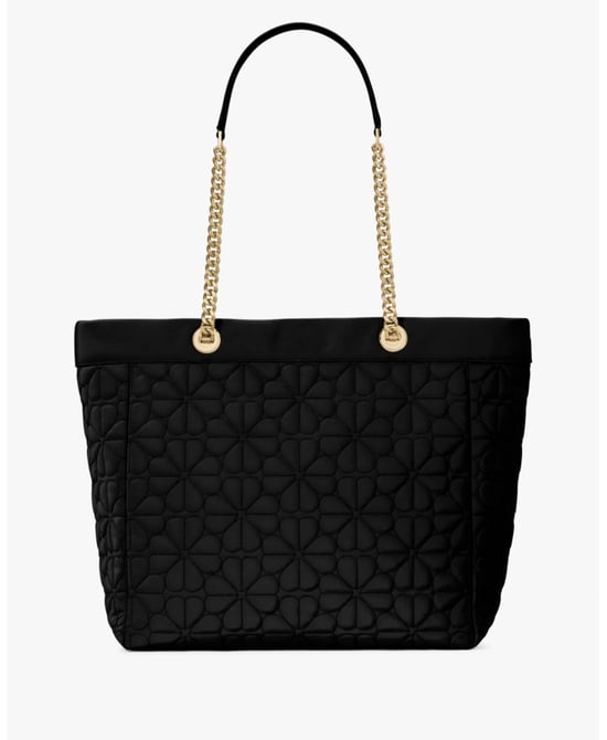 Spade Flower Quilted Spade Flower Quilted Poly Extra Large Tote - Image 6