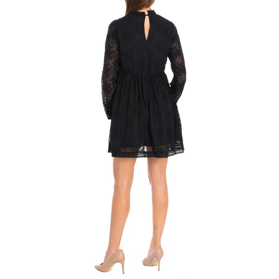 TUNIS-Kleid mit langen Ärmeln und Rundhalsausschnitt 16F2DR17 für Damen - Image 3