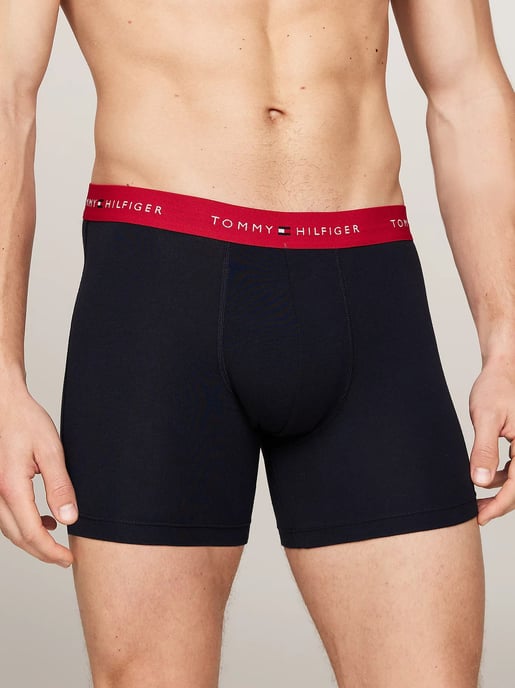 Tommy Hilfiger SIGNATURE KATOEN ESS Heren 3-Pack Boxer Shorts Multikleur - Image 3