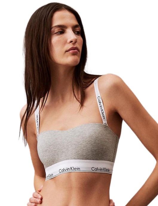 Calvin Klein Modern Cotton Lightly Lined Bandeau Bra - Image 4