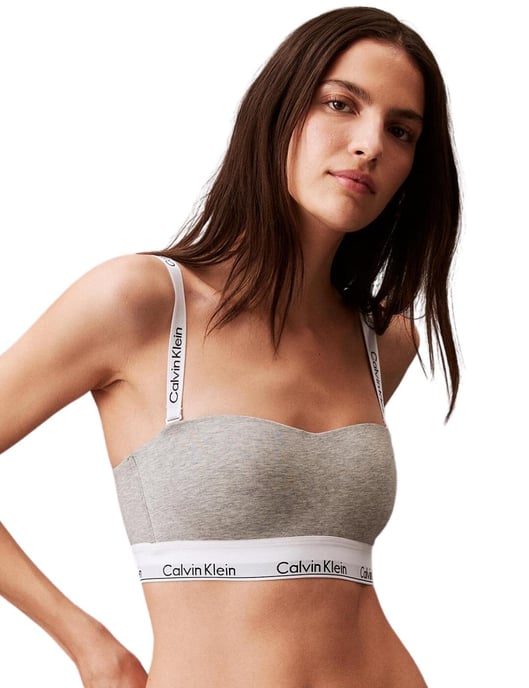 Calvin Klein Modern Cotton Lightly Lined Bandeau Bra - Image 6