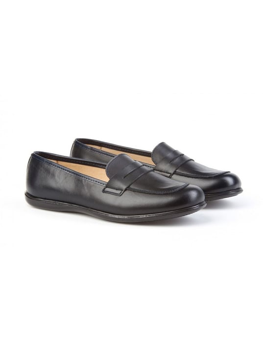 School moccasins made of leather - Image 4