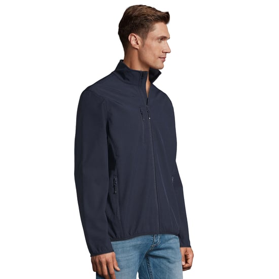 SOLS Mens Radian Soft Shell Jacket (Abyss Blue) - Image 3