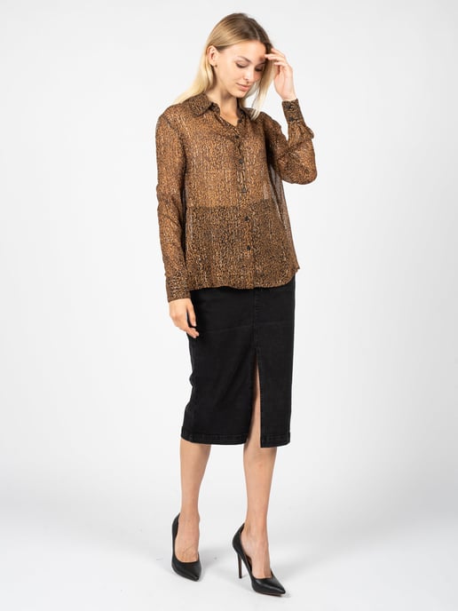 Pinko Shirt Smorzare 28 Woman's Black - Image 5