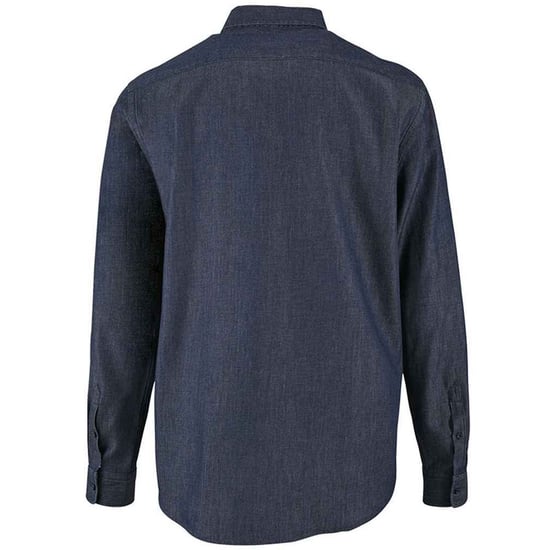 SOLS Barry jeansskjorta för män (Brut Denim) - Image 2