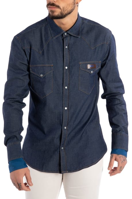 Takeshy Kurosawa Shirt Rodeo Men's Blue - Image 2