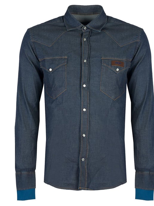 Takeshy Kurosawa Shirt Rodeo Men's Blue - Image 4