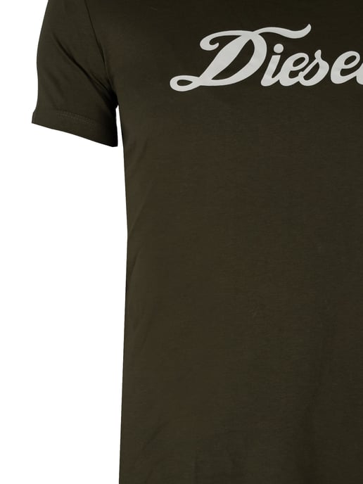 Diesel T-Shirt Sily Men's Green - Image 4