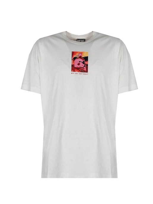 Diesel T-Shirt Just Men's White - Image 2