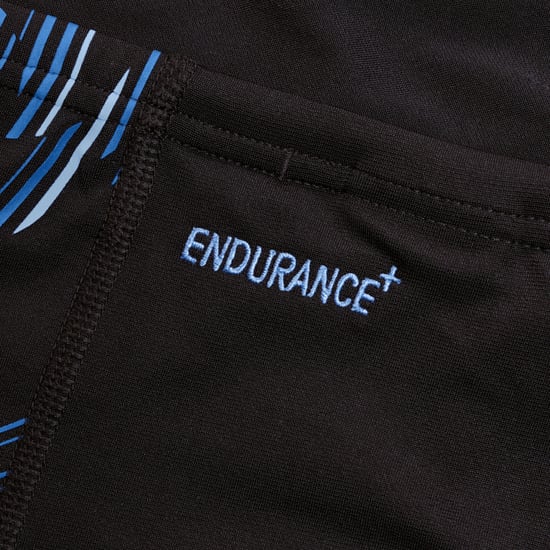 Men's Speedo Tech Panel Aqua Shorts in black blue - Image 5