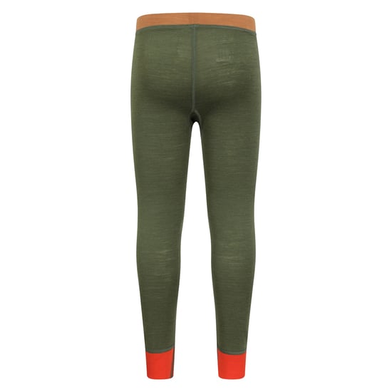 Mountain Warehouse Kinder/Kids Merino Wol Base Layer Set met Kleurblokken (Kaki Groen) - Image 5
