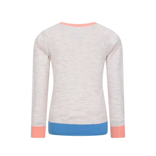 Mountain Warehouse Kinder/Kids Merino Wol Base Layer Set met Kleurblokken (Beige) - Image 2