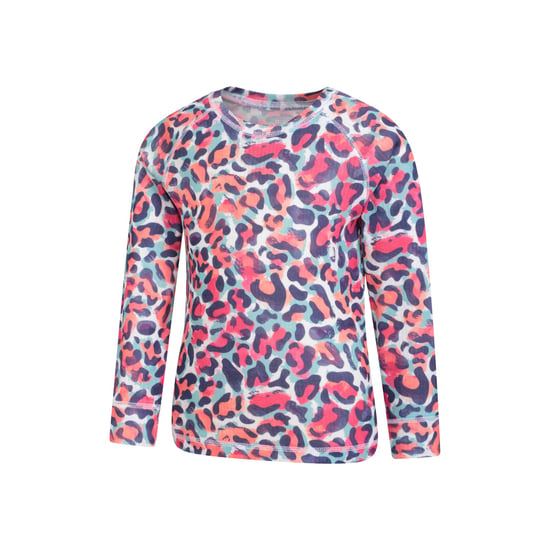 Mountain Warehouse Base Layer Set met dierenprint voor kinderen/Kids Talus (Helder Roze) - Image 3