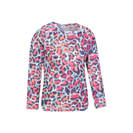 Mountain Warehouse Base Layer Set met dierenprint voor kinderen/Kids Talus (Helder Roze) - Image 5