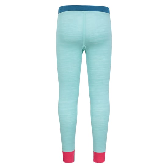 Mountain Warehouse Kinder/Kids Merino Wol Base Layer Set met Kleurblokken (Munt) - Image 5